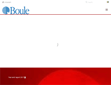 Tablet Screenshot of boule.com