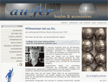 Tablet Screenshot of boule.de